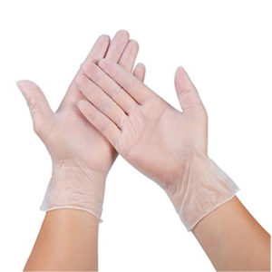 Guantes Vinilo S-M-L  100 unidades